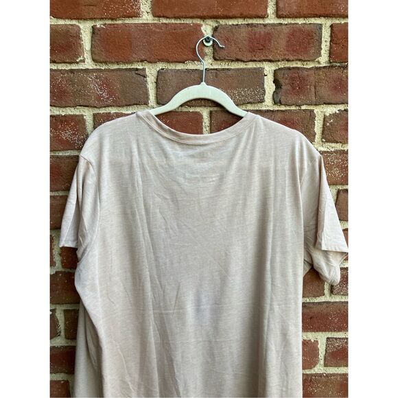 Torrid Women's Relaxed Fit Whiskey Weekends Signature Jersey Tee Tan 1X NEW - Picture 6 of 6